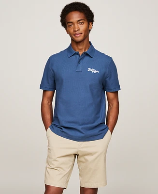 Tommy Hilfiger Men's Regular-Fit Stitch Logo Polo Shirt