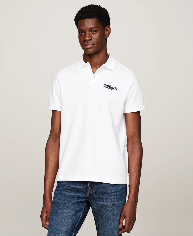 Tommy Hilfiger Men's Regular-Fit Stitch Logo Polo Shirt