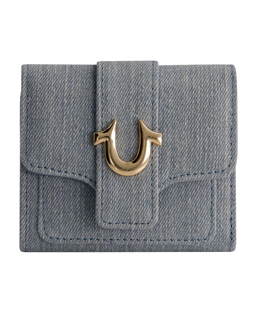 True Religion Denim Horseshoe Wallet