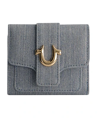 True Religion Denim Horseshoe Wallet