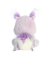 Aurora Medium Seyla Squirrel Enchanted Sparkling Plush Toy Purple 10"