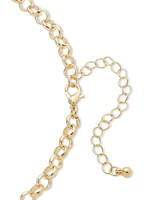 Holiday Lane Gold-Tone Candy Charms Necklace, 30" + 3" extender, Created for Macy's