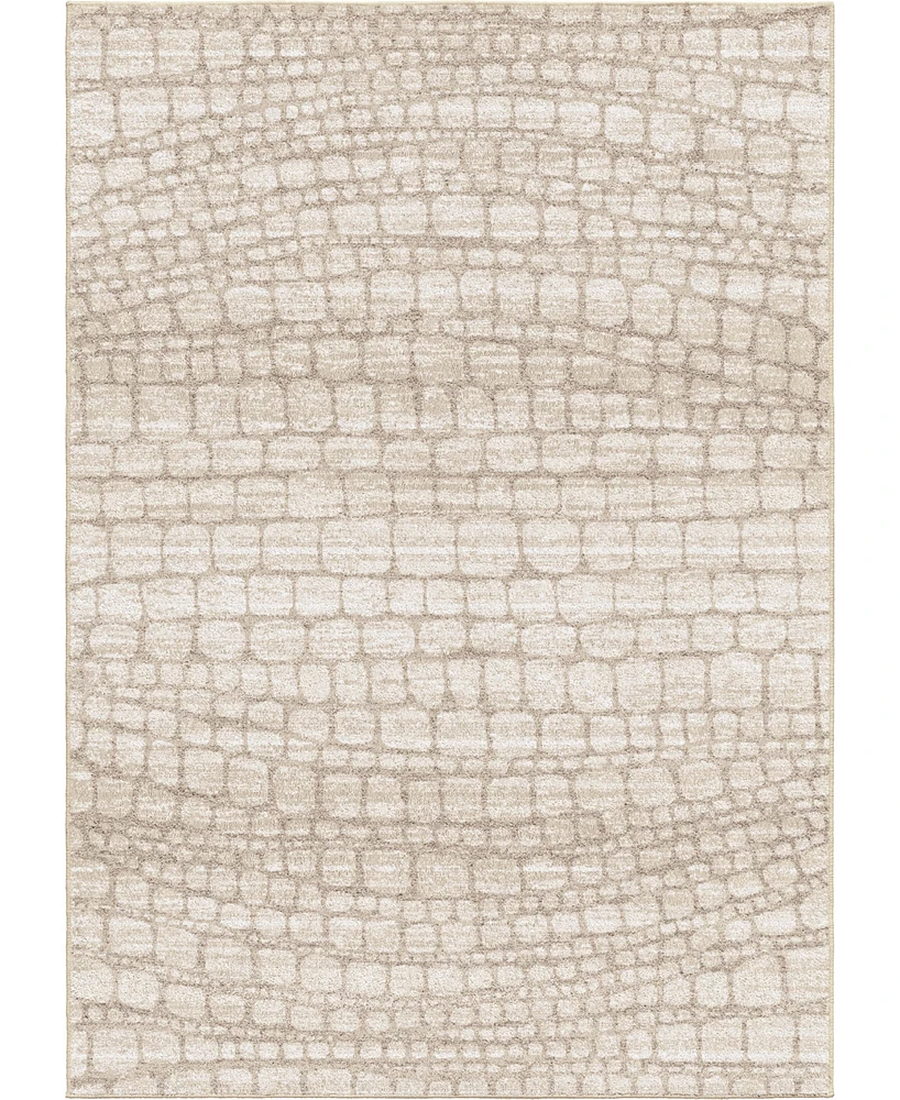 Orian Skins Croc 5'3"x7'6" Area Rug