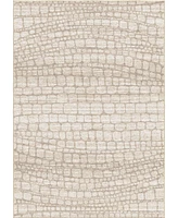 Orian Skins Croc 5'3"x7'6" Area Rug