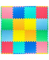 ProsourceFit Kids Floor Play Mat 3/8-in, 16 Sq Ft - Tiles