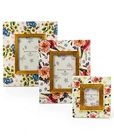 Mackenzie-Childs Wildflowers Pink Frame, 5" x 7"