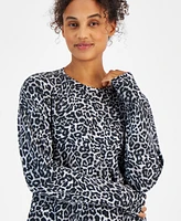 Id Ideology Women's Animal-Print Comfort Tunic, Created for Macy's