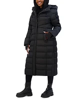 Steve Madden Juniors' Hooded Maxi Puffer Coat, Created for Macy's