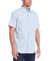 Weatherproof Vintage Men's Short Sleeve Cotton Poplin Shirt