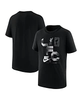 Nike Big Boys and Girls Black Liverpool Futura T-Shirt