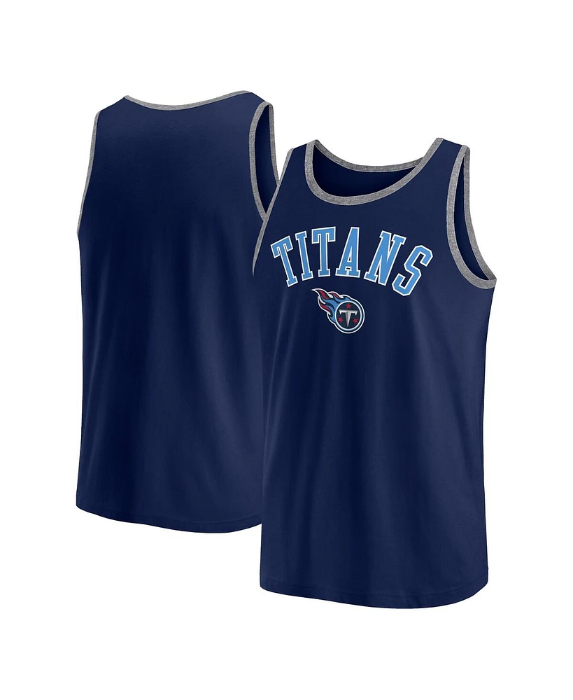 Fanatics Men's Navy Tennessee Titans Bet Tank Top