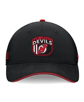 Fanatics Men's Black New Jersey Devils 2024 Nhl Draft on Stage Trucker Adjustable Hat