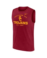 Nike Men's Cardinal Usc Trojans Primetime Legend Lock Up Performance Muscle Tank Top