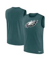 Nike Men's Midnight Green Philadelphia Eagles Blitz Legend Muscle Perform Tank Top