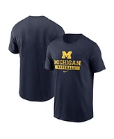 Nike Men's Navy Michigan Wolverines Baseball T-Shirt