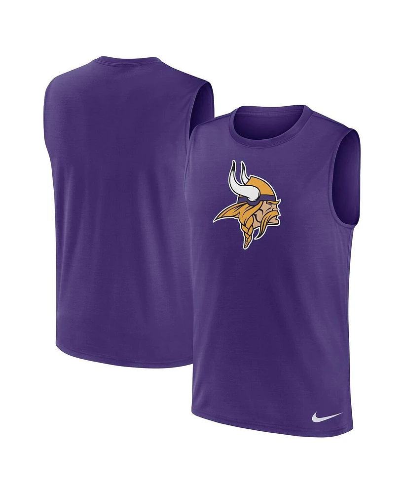 Nike Men's Purple Minnesota Vikings Blitz Legend Muscle Perform Tank Top