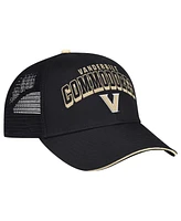 Colosseum Men's Black Vanderbilt Commodores Wyatt Primary Team Trucker Adjustable Hat