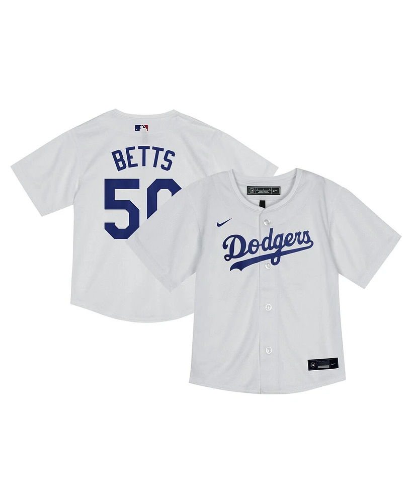 Nike Baby Mookie Betts White Los Angeles Dodgers Game Jersey