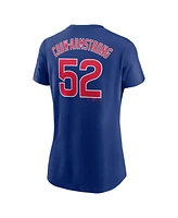 Nike Women's Pete Crow-Armstrong Royal Chicago Cubs Name Number T-Shirt