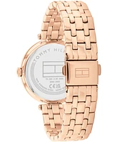 Tommy Hilfiger Women's Quartz Rose Gold Ionic Plated Steel Watch 34mm