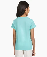 Champion Big Girls Tie-Front Logo T-Shirt