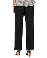 Alex Evenings Slim Leg Crepe Pants