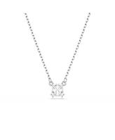 Swarovski Stilla Pendant Square Cut, White, Necklace