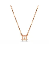 Swarovski Stilla Pendant Square Cut, White, Necklace