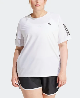 Adidas Plus Own the Run Moisture-Wicking T-Shirt