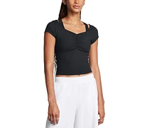 Under Armour Women's Motion Ruched Short-Sleeve Top