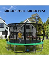 Streamdale Furniture Safe & Reliable 15 Ft Trampoline with Net & Ladder