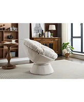 Oversized Swivel Accent Chair, 360 Swivel Barrel Chair