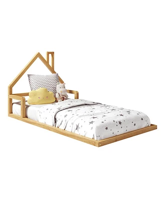 P'Kolino Casita House Twin Floor Bed