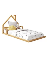 P'Kolino Casita House Twin Floor Bed