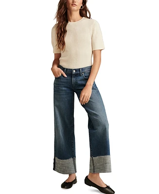 Lucky Brand Women's Legend Sweet Wide-Leg Cuffed Jeans