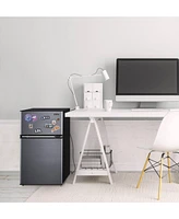Newair 3.1 Cu. Ft. Compact Mini Refrigerator with Freezer in Gray