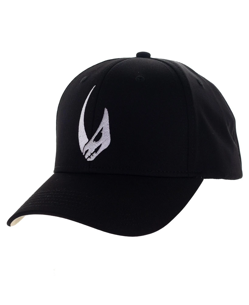 Star Wars: The Mandalorian Men's Star Wars Mandalorian Mudhorn Skull Black Flex Fit Hat