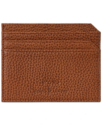 Polo Ralph Lauren Men's Pebbled Leather Card Case