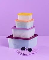 Tupperware Keeptabs 4-Piece Container & Lid Set