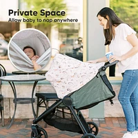 KeaBabies Baby Car Seat Cover, All-in-1 Nursing Covers for Babies, Infant Cover