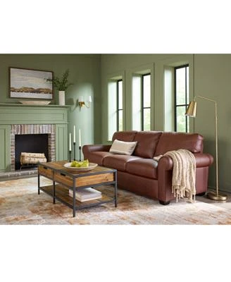 Norley Leather Sofa Collection Created For Macys