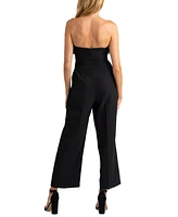 Sam Edelman Women's Ruffled Strapless Jumpsuit