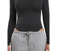 Reebok Women's Wardrobe Essentials Mock Neck Bodysuit