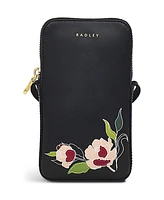 Radley London Wild Roses- Medium Phone Crossbody Bag