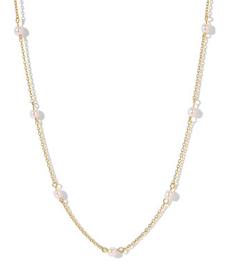 Girls Crew Imitation Pearl Delicate Necklace