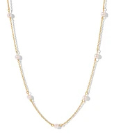 Girls Crew Imitation Pearl Delicate Necklace