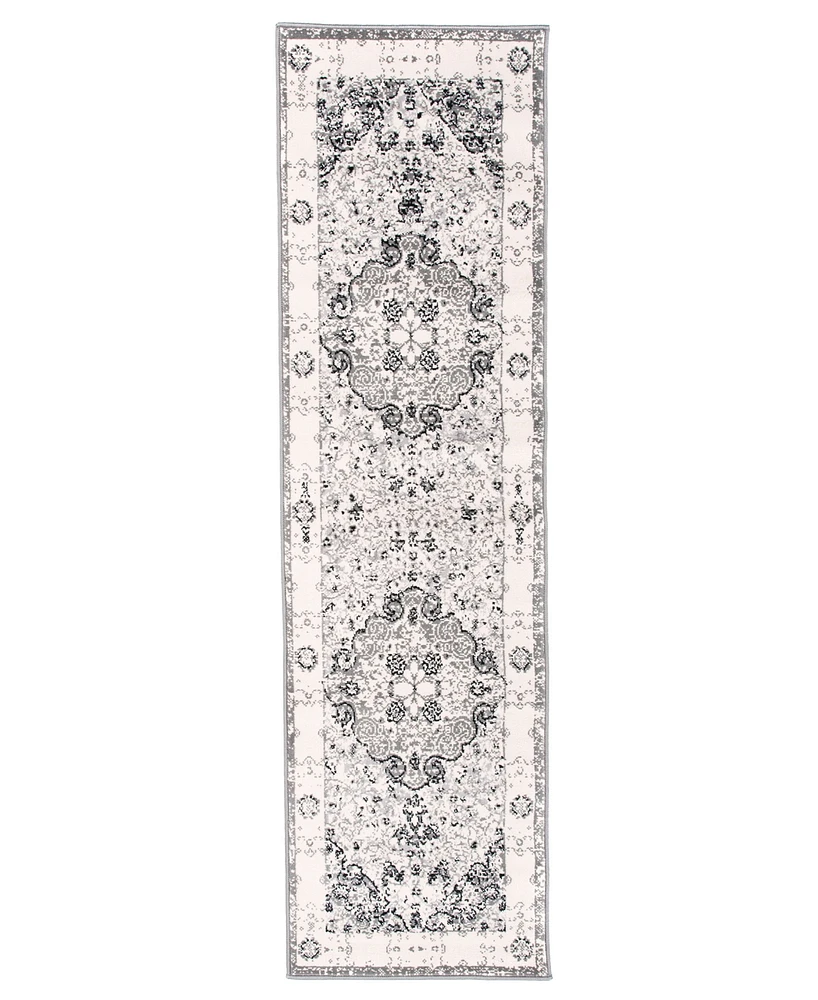 Main Street Rugs Lyon LYN830 2'7"x6' Runner Area Rug