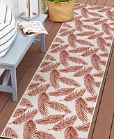 Main Street Rugs Citta Outdoor 2'x7' Runner Area Rug