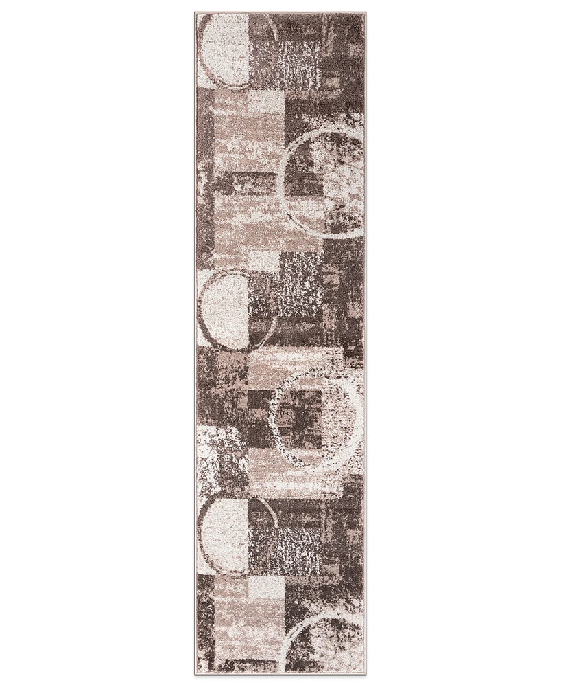 Main Street Rugs Alba 307 2'x10' Runner Area Rug