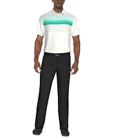 Pga Tour Men's Fine Line Stripe Polo Shirt